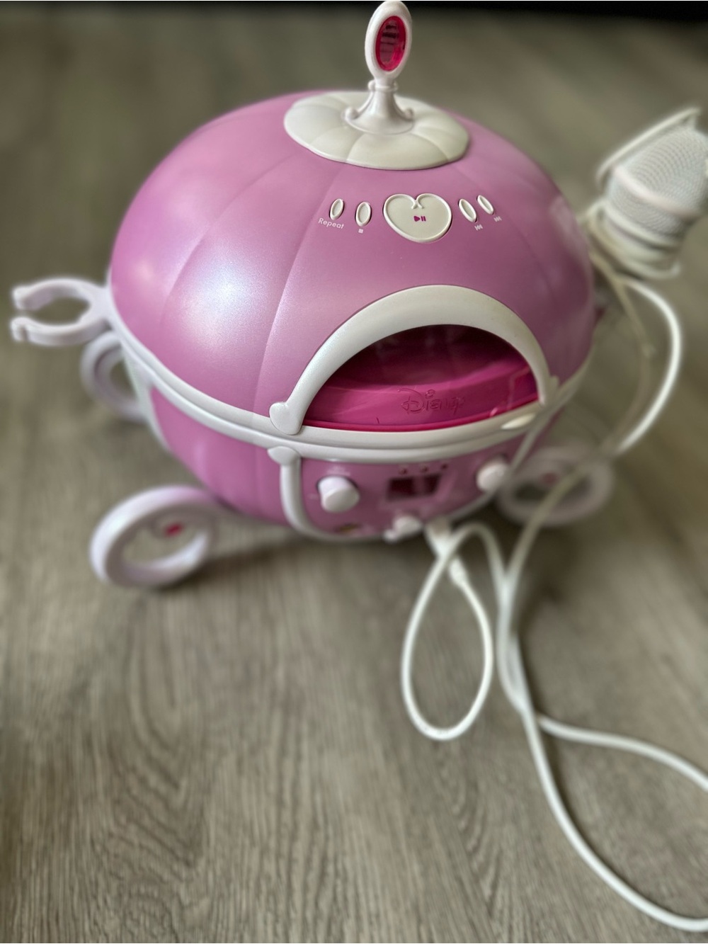 DISNEY PRINCESS SING ALONG CD BOOMBOX WITH MIC